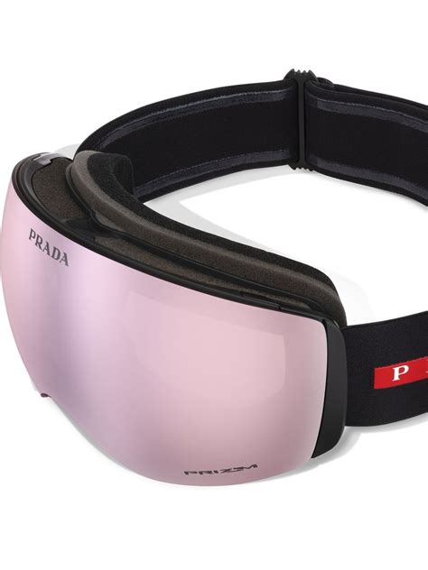 Prada Eyewear x Oakley Linea Rossa Ski Goggles.